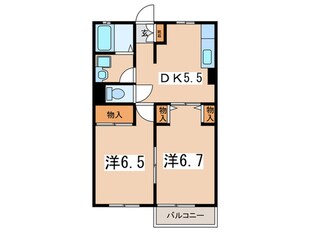 グリ－ンパレス斉藤分町の物件間取画像